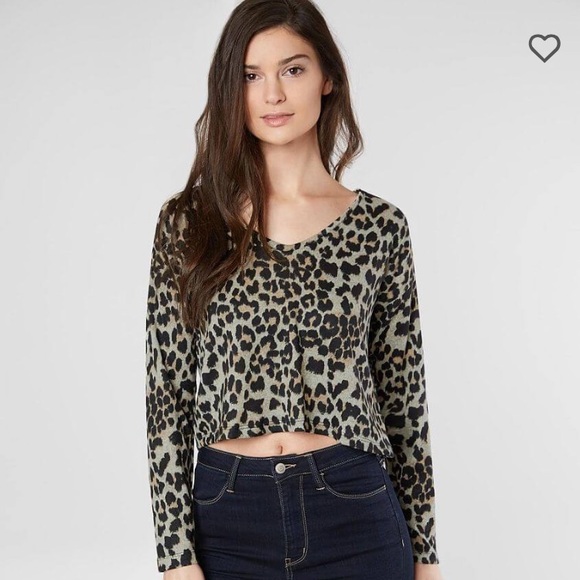 Hiatus Leopard Cropped Sweater - Picture 6 of 7